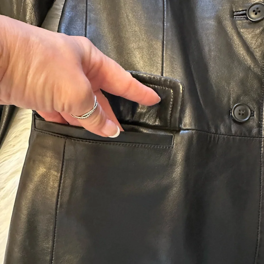 MARGARET GODFREY WOMENS Leather Jacket
